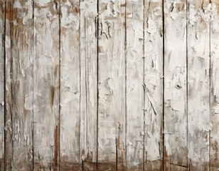 a close-up of a weathered wooden surface with peeling paint, revealing the natural texture and grain of the wood.