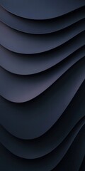 Poster - A visually appealing abstract design featuring smooth, wavy layers in deep, rich tones, perfect for modern art and background purposes.