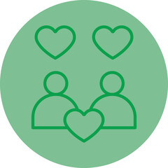 Sticker - Couplegoals Icon Design