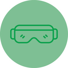 Wall Mural - Safety Glasses Icon Design