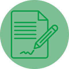 Sticker - Agreement Icon Design