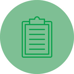 Sticker - Clipboard Icon Design