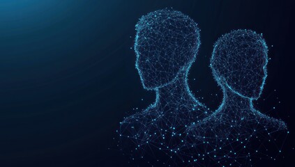Wall Mural - digital connection