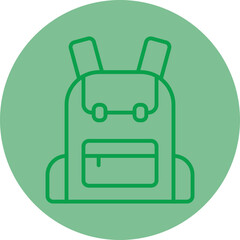 Poster - School Bag Vector Icon Design