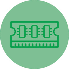 Ram Memory Vector Icon Design