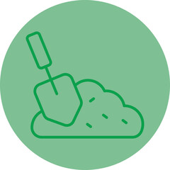 Poster - Shovel Vector Icon Design