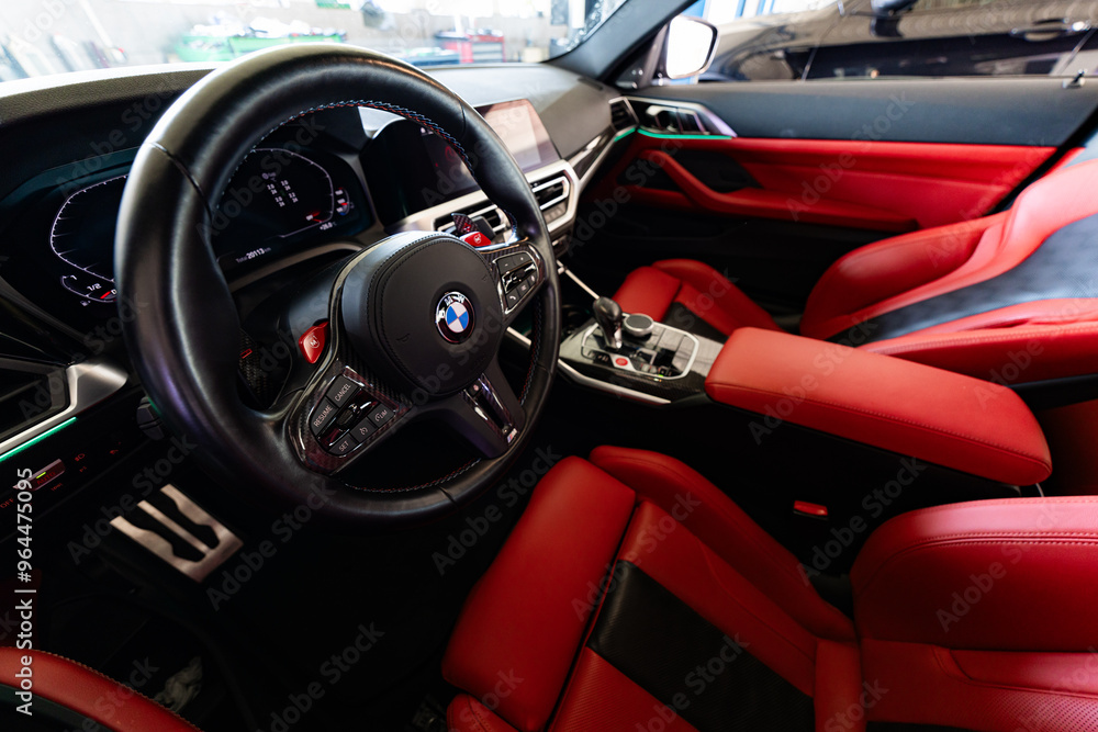 BMW M4 Competition car Stock Photo | Adobe Stock