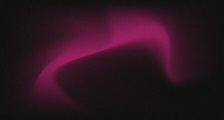Wall Mural - grain purple swirl on dark background neon effect style with textured noise effect. noisy gradient b