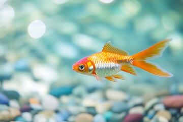 Poster - goldfish in aquarium