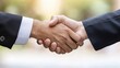 © Dee - Successful Corporate Agreement - Two Businessmen Shaking Hands in Commercial Partnership