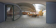 © murattellioglu - 360 degrees view of working office interior