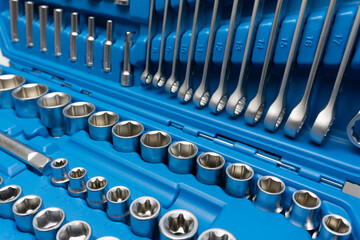 hex socket set, close up