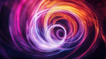 Wall Mural - abstract background with colorful smoke swirling because an object has just passed through in high speed