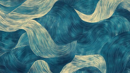 Abstract Organic Pattern of Hand-Drawn Lines and Shapes for Artistic Background