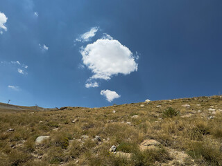 landscape with clouds