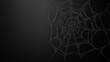 © Helen - Dark Spider Web on Black Background