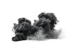 © Infinite Pixel - Intense black smoke cloud isolated on transparent background