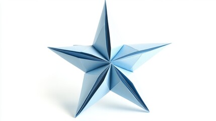 Blue Paper Star