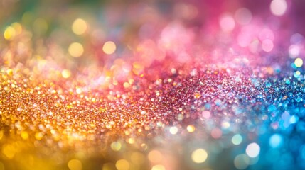 Wall Mural - Colorful Glitter Background