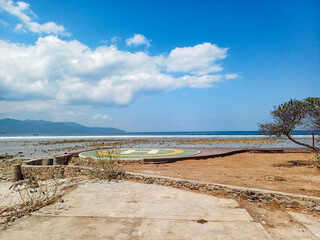 Helipad at the Beach at Gili Trawangan