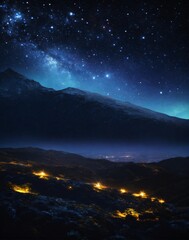 Poster - night sky with stars