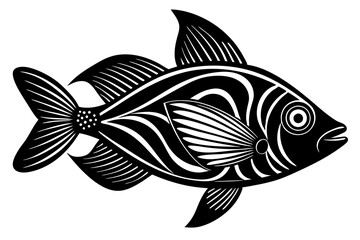 Wall Mural - Hawaiian fish vector art illustration