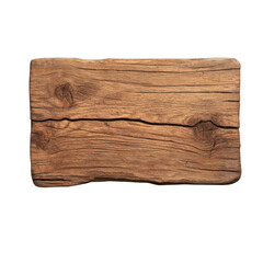 Rustic wooden board with unique textures and grains, ideal for culinary displays, charcuterie setups, and home decor. transparent background