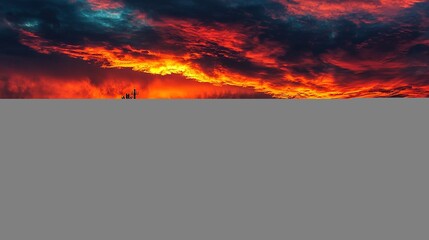 Wall Mural -  A large vessel bobbing atop a sizable expanse of H2O beneath a cloudy atmosphere, with a picturesque sunset illuminating the background