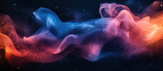 Poster - Cosmic Nebula - A Dreamy Abstract Interpretation of Space