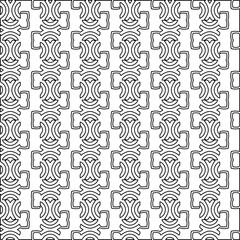 Wall Mural - Linear pattern. Digital design.Black and dooite pattern for web page, textures, card, poster, fabric, textile.Linear Wallpaper Images.Repeating ornament.