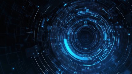 Poster - Abstract Futuristic Technology Background