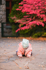 Little baby at the park