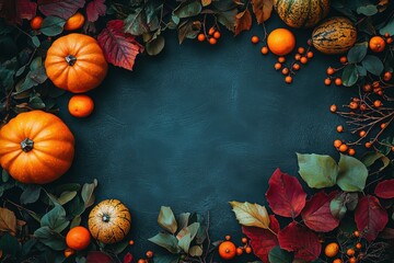 Thanksgiving autumn background