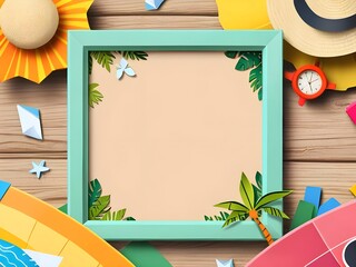 Poster - Summer Vacation Frame