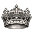 © ImageryPlanet - Decorative Crown with Elegant Flourishes