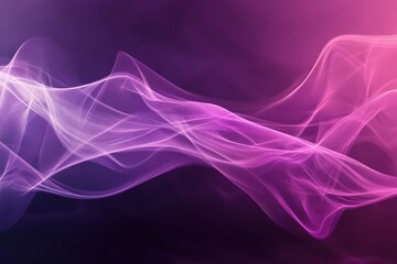 Sticker - Abstract purple and pink gradient background with flowing wave patterns.