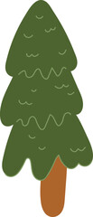 Wall Mural - Fir Tree Icon