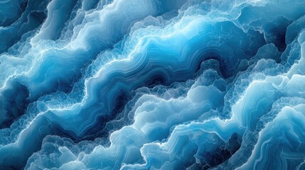 Abstract Blue Waves