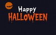 © AaminaAminah - Orange and white Halloween greeting with dripping font for spooky and festive celebrations.