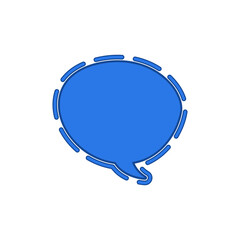 Sticker - Colorful Speech Bubble Template