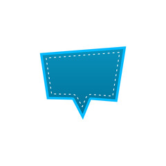 Sticker - Gradient Speech Bubble Template