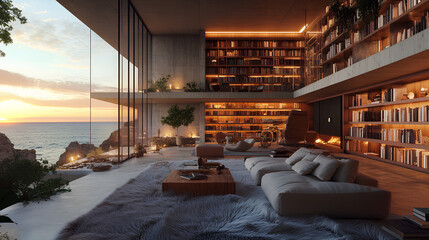 Wall Mural - modern living room