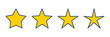 © AAVAA - Star Icon vector. rating icon vector. favourite star icon