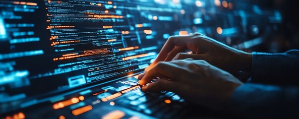 Poster - Interactive white hat hacking environment with handson training tools, simulated cyber attacks, and realworld security scenarios in a modern setting