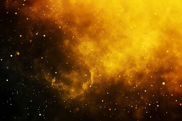 Wall Mural - Golden Black Yellow Colorful Gradient Background with Noise Texture Effects , ai