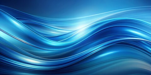 Wall Mural - Abstract blue texture background with a smooth, flowing design, perfect for wallpaper or web design