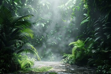 Transform Your Design with Lush Jungle Backgrounds