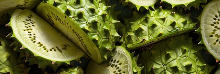 Sticker - Slices of Soursop Fruit