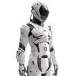 © Isaiah - robot futuristic technology armor cyborg sci-fi humanoid white suit artificial intelligence robotic design android robotic armor digital art character design