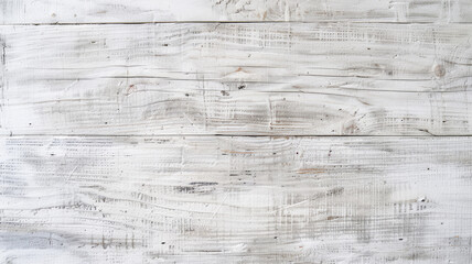 Wall Mural - Whitewashed wood texture with soft faded appearance and subtle grain